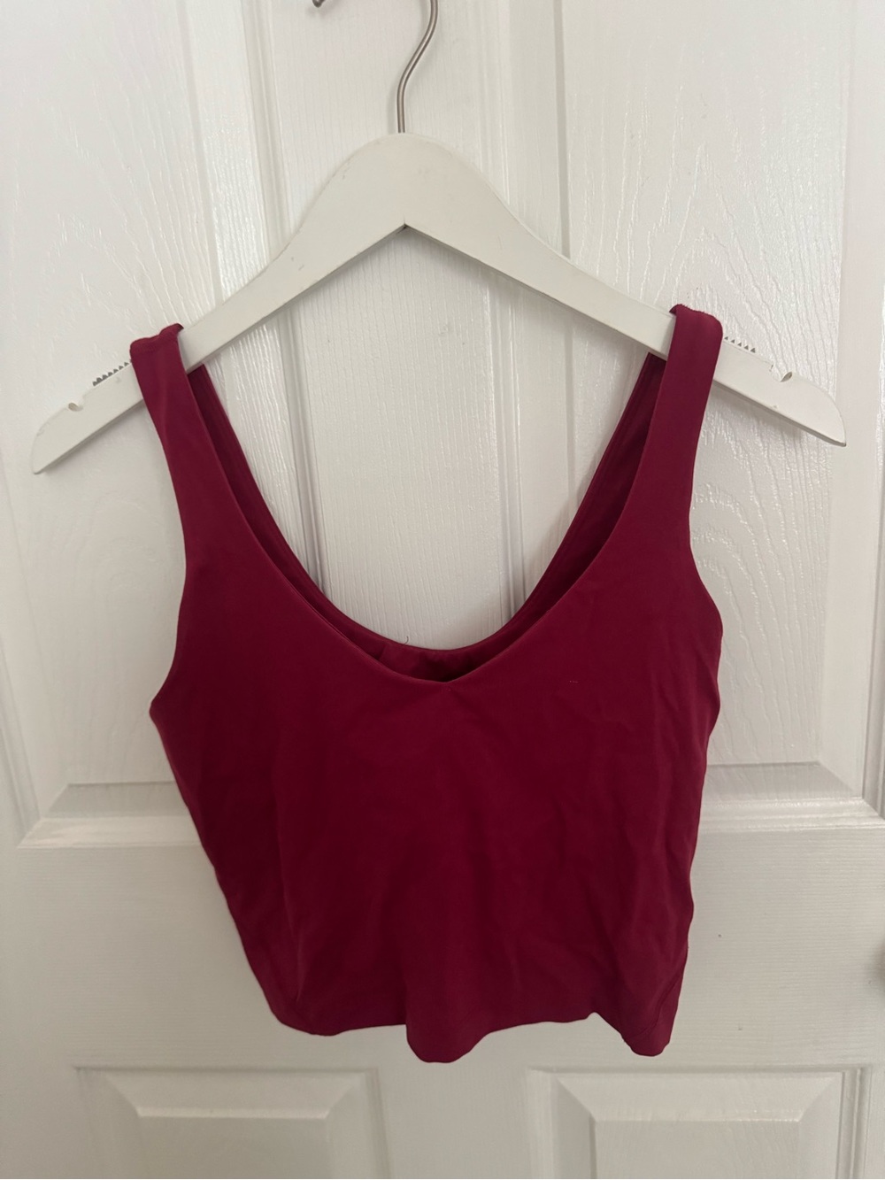 Wine colored lululemon align tank
